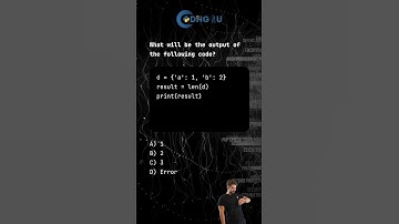 Python MCQ: Using len() with Dictionaries