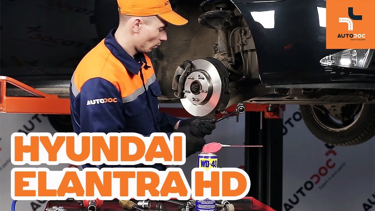 How To Replace Front Anti Roll Bar Link On Hyundai Elantra Hd