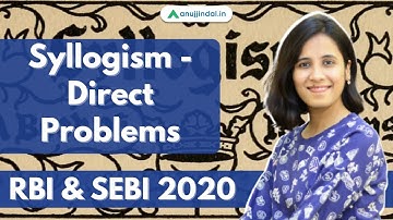 RBI & SEBI 2020 Syllogism | Direct Problems - by Kasturi Sanap