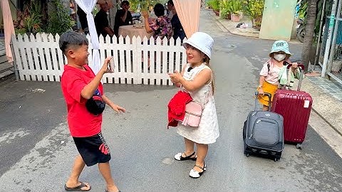 Bộ 3 Lên Sài Gòn Ăn Đám Cưới Nhà Cô Chủ Nhỏ. Họp Nhóm Đầy Đủ Cả Câu Lạc Bộ Bé Bỏng. || Ut Mini.