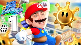 alanzoka jogando Super Mario Sunshine - Parte #1