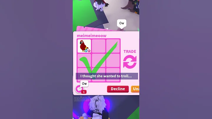 OMG!😱 TRADING PARROT FOR MASSIVE WIN? ADOPT ME TRADING