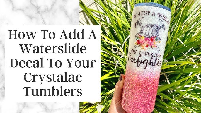 How to Hang Method Glitter a Tumbler using Crystalac Extreme