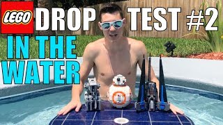 LEGO DROP TEST IN THE POOL! | BB-8 & More!