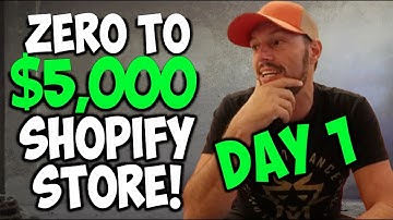 Chris Record - ZERO TO $5,000 SHOPIFY STORE TRAINING - DAY 1