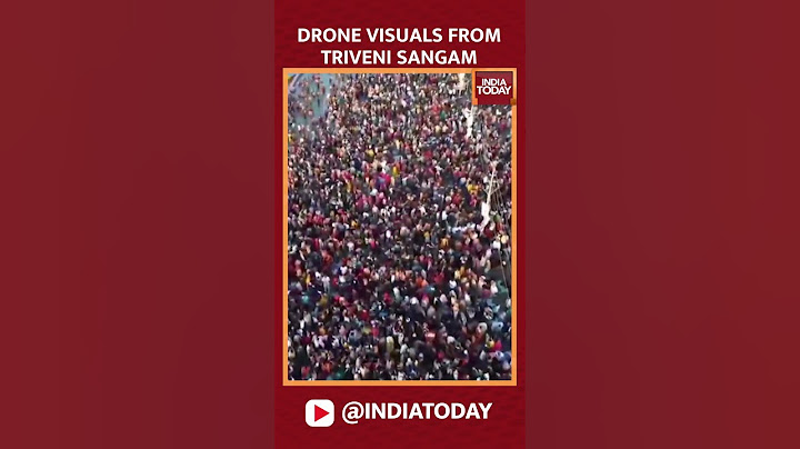 Mahakumbh 2025: Drone Visuals From Triveni Sangam | Kumbh Mela News | India Today