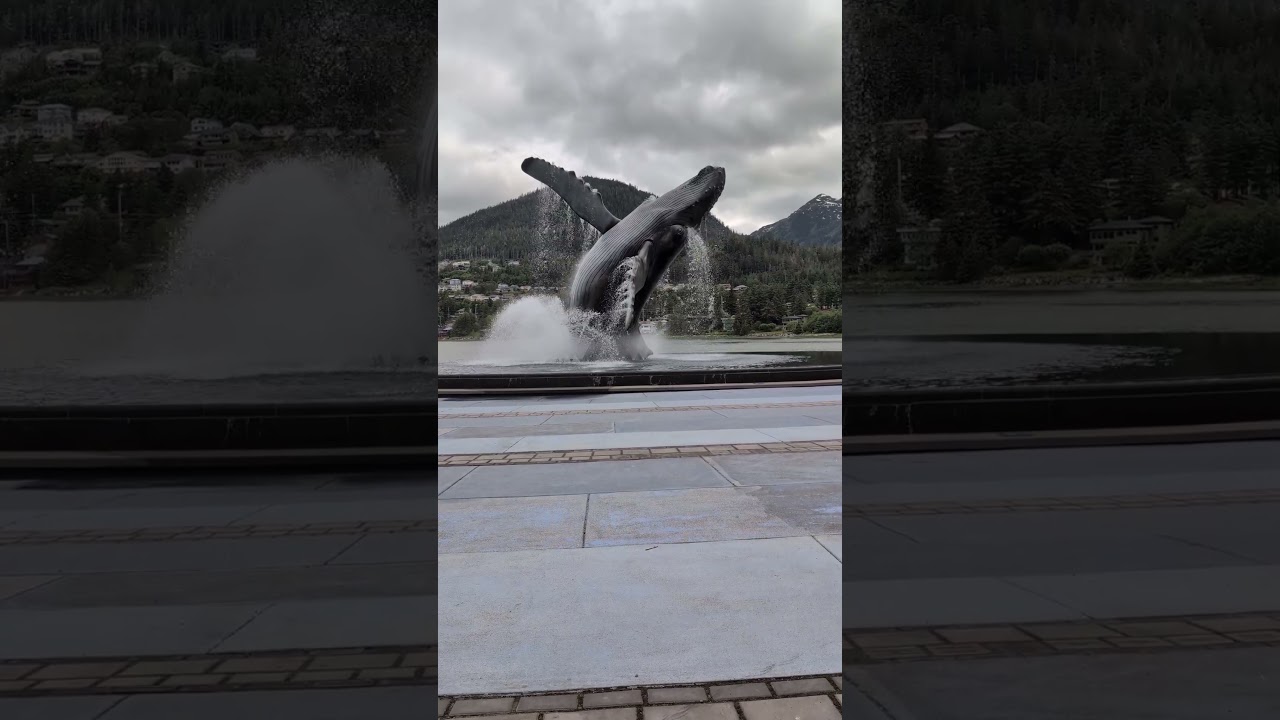 Juneau whale sculpture #sightseeing #juneau #alaska #whale #travel #cruise