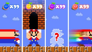 Mario Wonder but Every Seed Makes Mario's Transform Power Up! | ADN MARIO GAME