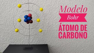 Modelo Atómico De Bohr Átomo de Carbono / Maqueta / Facil