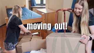 [college move out 2022!] packing & moving out of yale vlog