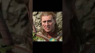 Nicholas Cage as Baldur's Gate 3 Characters #baldursgate3 #nicholascage