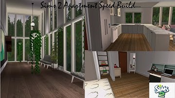Sims 2 Speed Build | Apartment Flats for Downtown