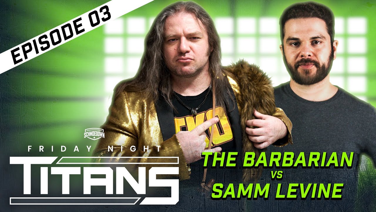 Friday Night Titans Ep 3: Samm Levine vs The Barbarian! World Championship of Movie Trivia