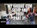 Garage gym tour and setup major progress being made home gym life