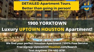 1900 Yorktown Uptown Apartments | Two Bedroom Model - Quick Walkthrough!
