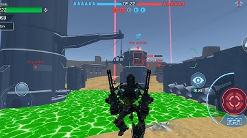 War Robot new test server factory map battle