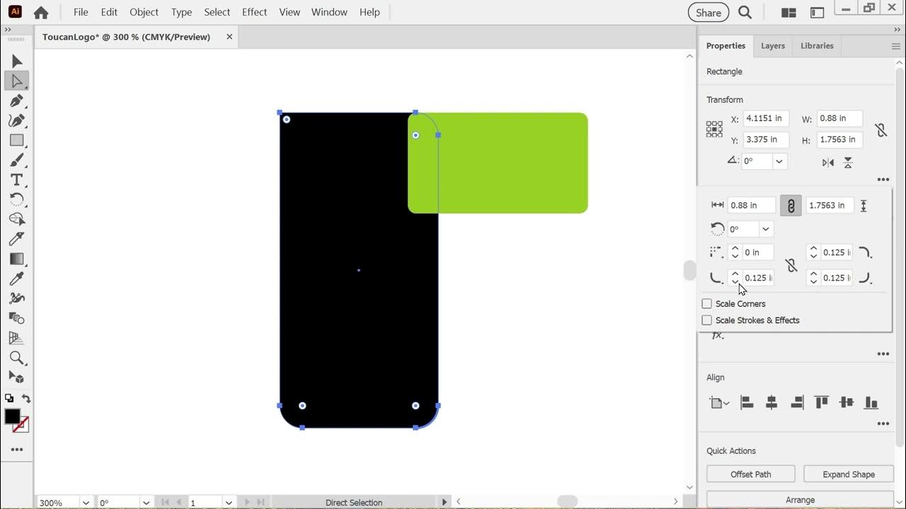 Chamfer Corners in Illustrator YouTube