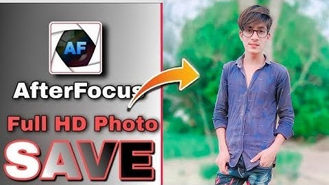 After focus app background blur photo editing,Af full hd photo save to gallery #viral #vkphotoeditor