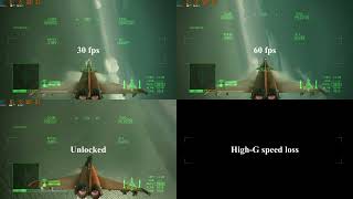 Ace Combat 6 emulation - Effect of framerate on speed gain/loss