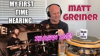Drum Teacher Reacts: MATT GREINER | Zildjian LIVE! | First Time Hearing Matt (2021 Reaction)