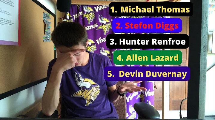 Ranking 5 Random Wide Receivers! | The Vikings wit...