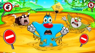 Roblox Oggy Trapped In Quicksand With His Friends