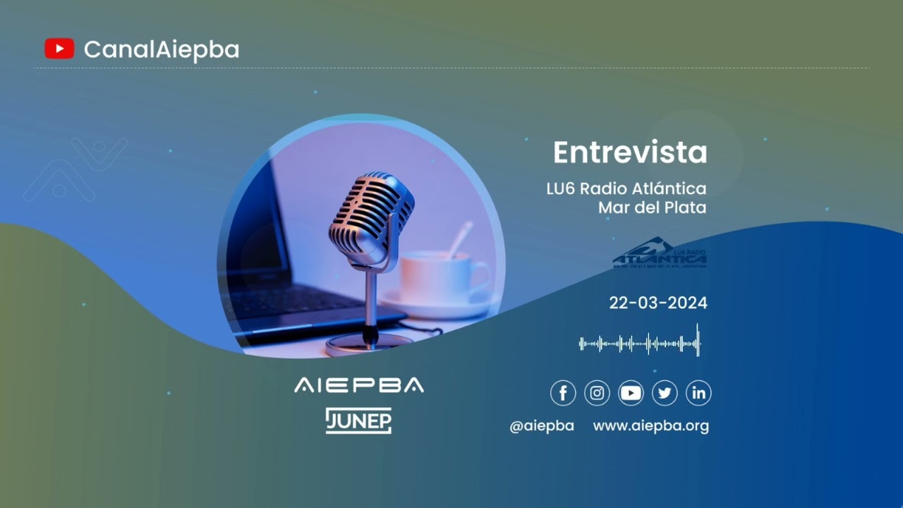 Entrevista en LU 6 Radio Atlántica
