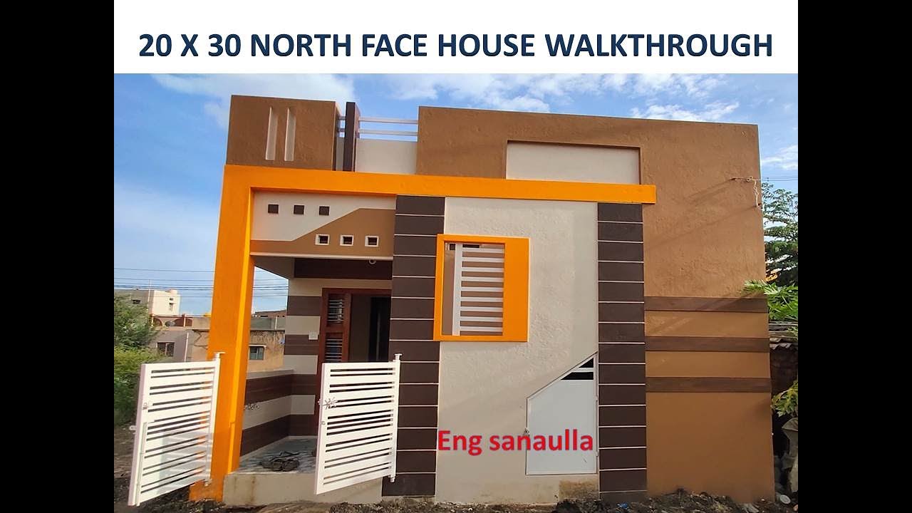 20 X 30 North Face House Walkthrough || 600sqft House walkthrough