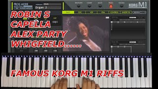 Korg M1 vst famous riffs, organ 2 patch. Examples and how to play it. Dance music old school.
