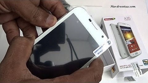 Karbonn A35 Hard reset – How To Factory Reset