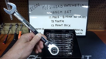 ICON FLEX-HEAD RATCHETING WRENCH SET, 1 YEAR OF USE, WHAT I LIKE, WHAT I DON