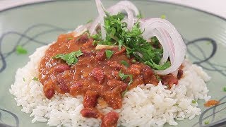 Rajma Chawal - राजमा चावल Recipe | Punjabi Style Rajma Masala | Rajma Curry With Rice - Main Course