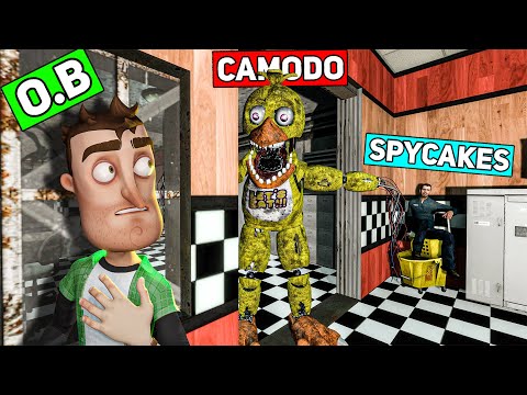 Hide and Seek in a HUGE FNAF Pizzeria!? - Garry's Mod Slashers