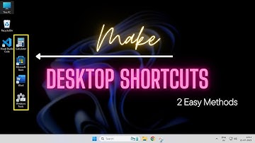 How To Make Desktop Shortcuts In Windows 11