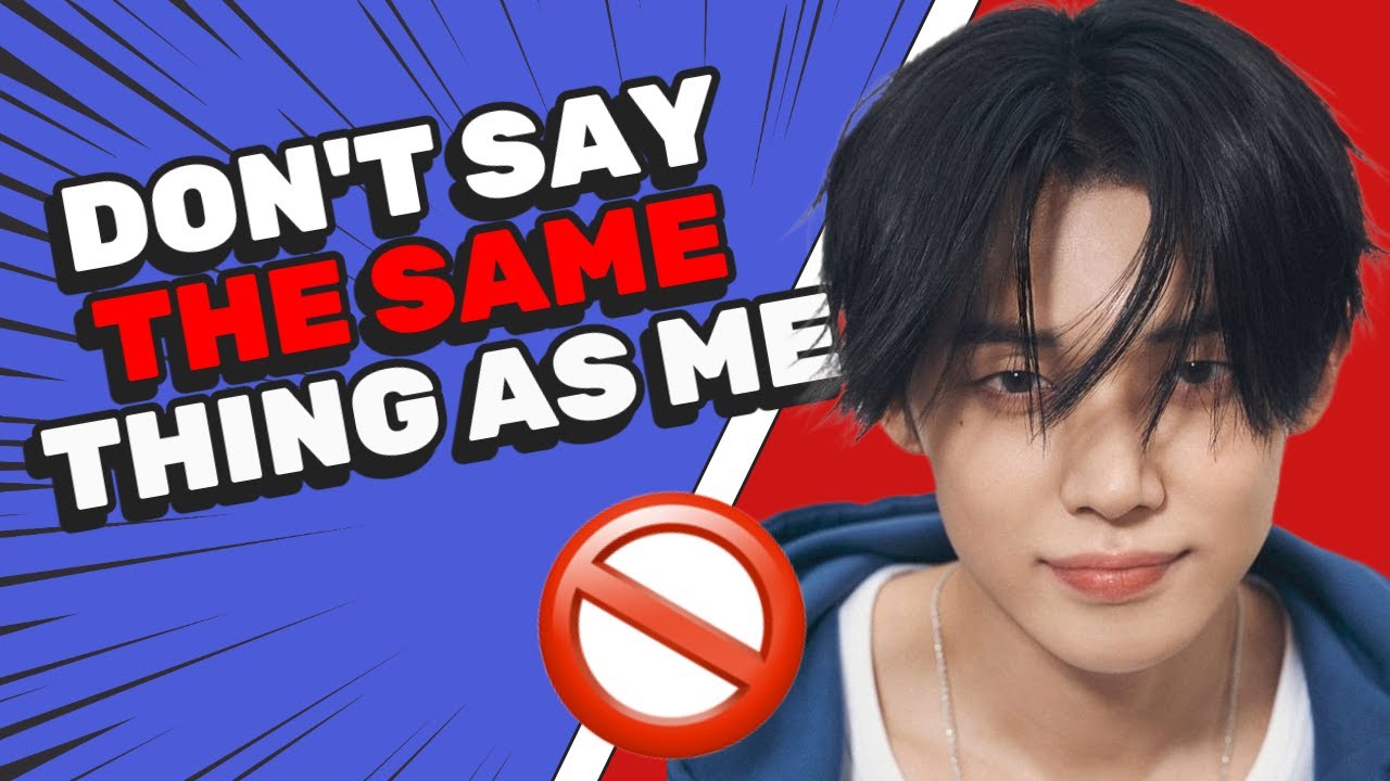 DON'T SAY THE SAME THING AS ME! | K-POP CHALLENGE | Lillyxsuzy 𝄞⨾