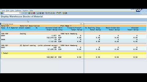 MB52 Tcode in SAP | MB52 SAP Report | SAP MB52