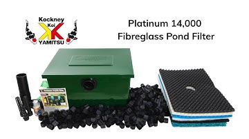Platinum 14,000 Fibreglass Pond Filter – Full Unboxing & Media Overview | Kockney Koi