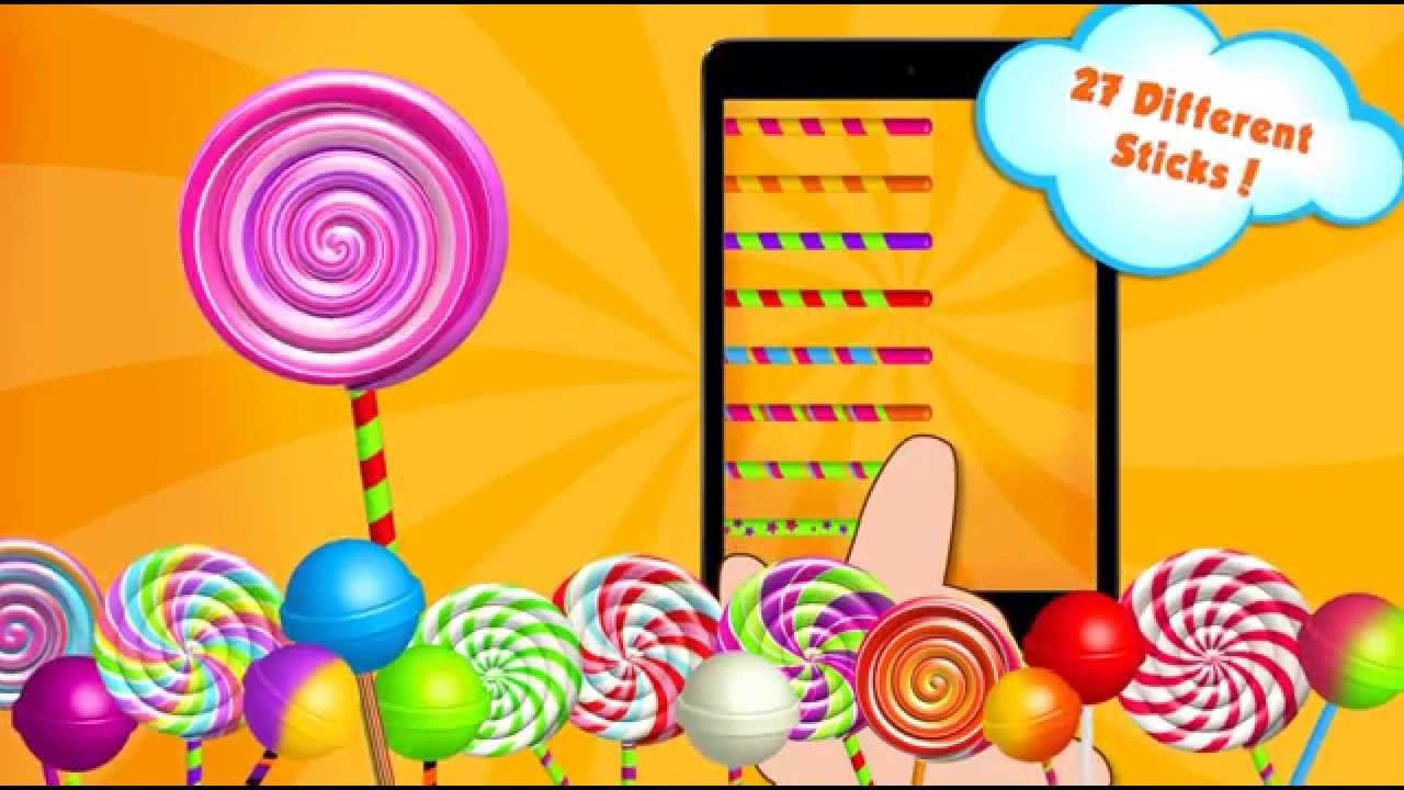 Make Colorful Candy Lollipops with iMake Lollipops by Cubic Frog® Apps ...