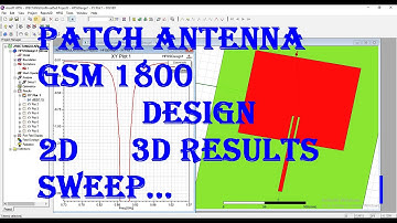 patch antenna design in hfss | research paper design  in hfss | insetfed gsm1800 feko ie3d