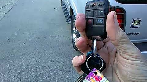 Programming a Code Alarm fob