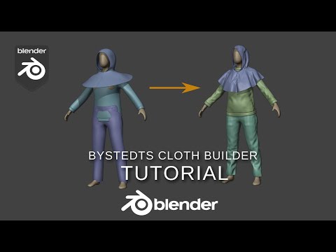 Bystedts cloth builder - Blender addon tutorial