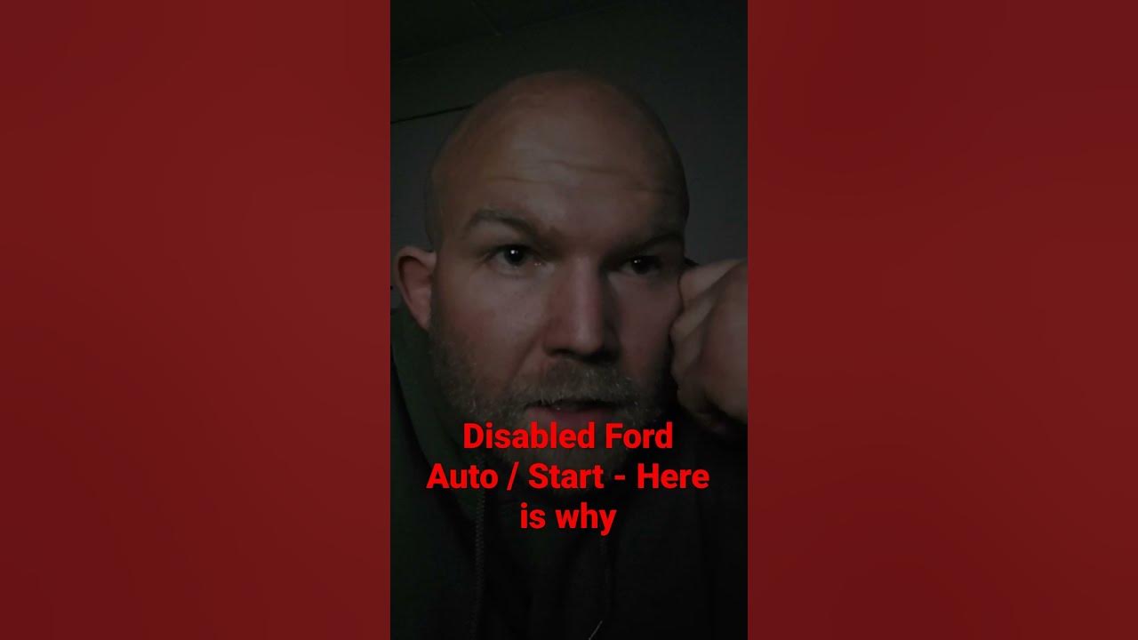 Customer States Auto Start Stop Ford Escape - Not Working - I didn't