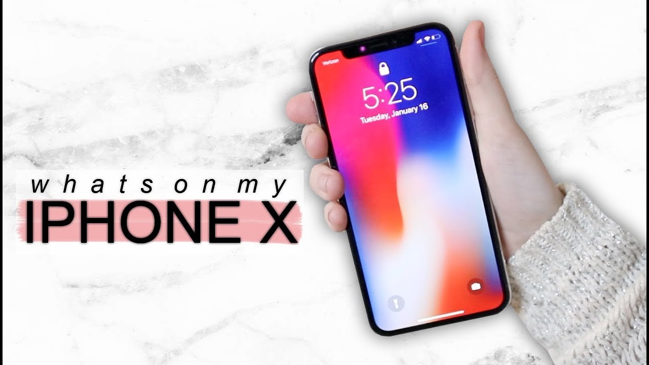 WHATS ON MY IPHONE X 2018 // Jill Cimorelli