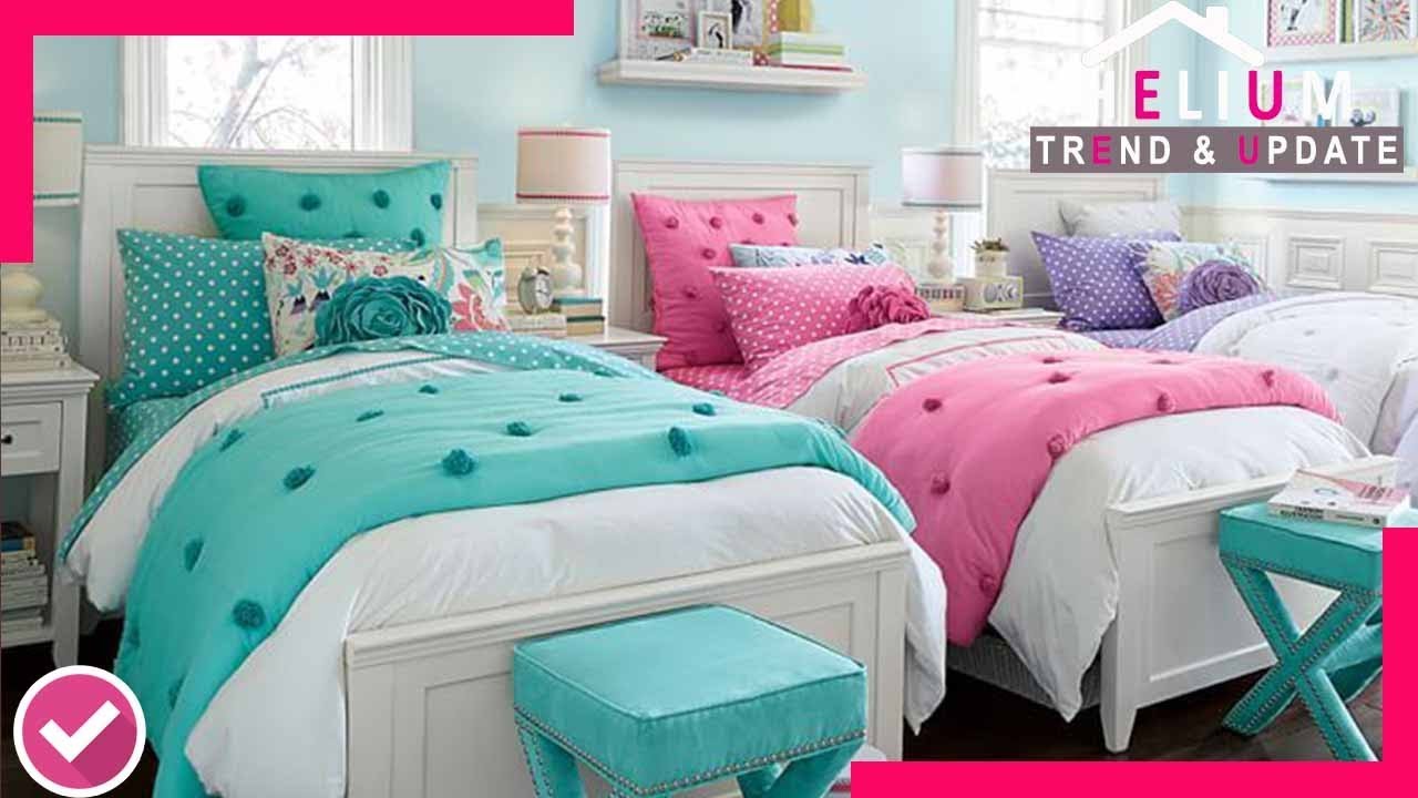 twin girl bedroom