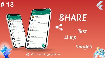 Flutter Share | Share package flutter | Share text ,link ,images flutter