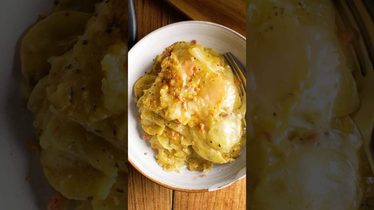 This Creamy GOLDEN PUMPKIN POTATO BAKE will Wow You! 🍂🧀 