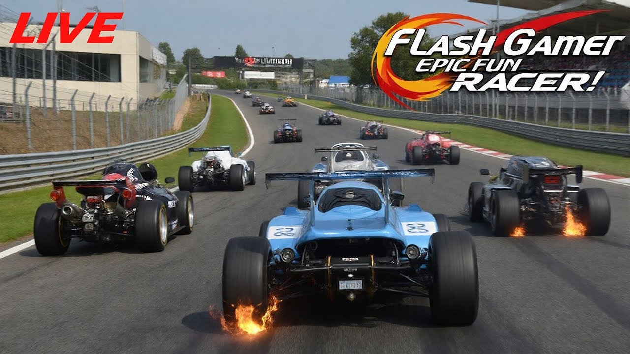 Flash Racing Baseball Game Flash Gamer fun Racing Gameplay!! Let's hit the race way circuit real ...