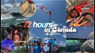 72 HOURS IN CANADA | niagara falls, zipline, wax museum, fireworks & more !! || Kourtni Monique