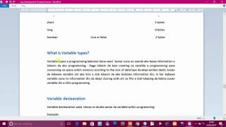 4. CORE JAVA TUTORIAL SERIES IN HAUSA LANGUAGE 4 OF 30, WORKING WITH DATA TYPES & VARIABLES.
