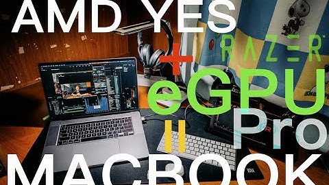 Razer Core X - the best eGPU for 16 MacBook Pro